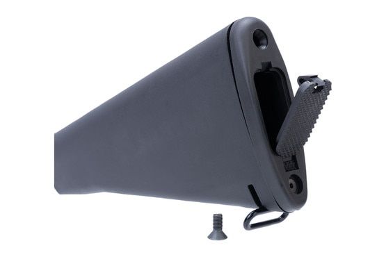 Luth-AR A1 Buttstock has a trap door